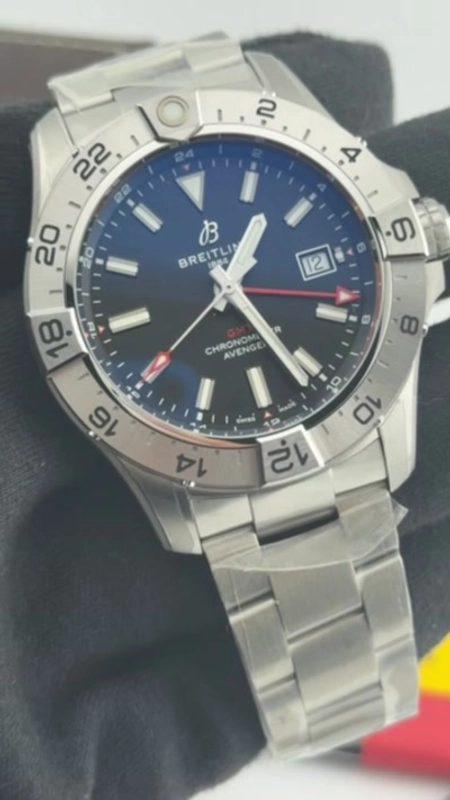 Breitling Avenger Automatic GMT Black Dial on Bracelet Ref. A32320101B1A1 Card 2026 view 8