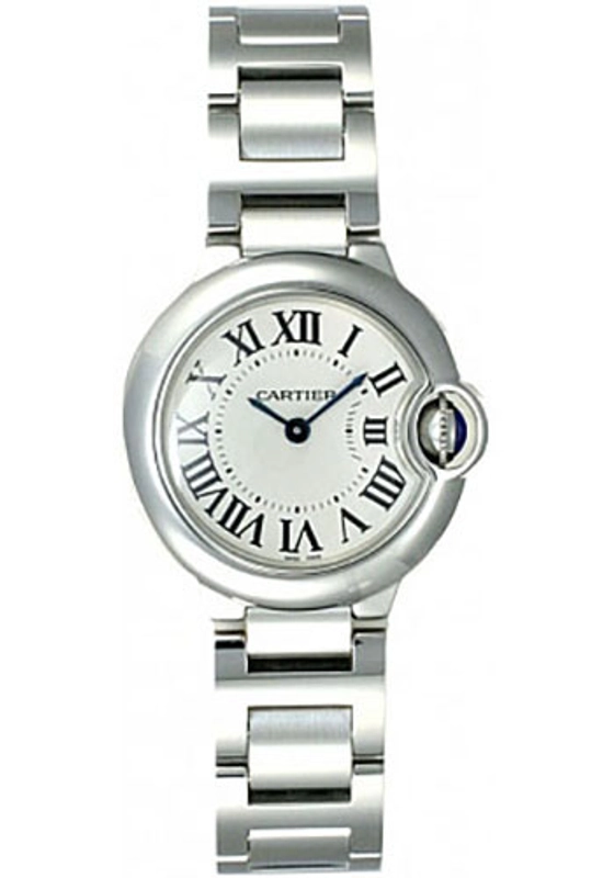 Cartier Ballon Bleu Silvered Opaline Dial on Bracelet Ref. W69010Z4 Papers 2016 — Saleh Jewelers