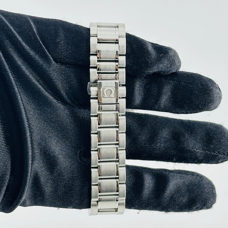 Omega Dynamic Classic Blue Dial on Stainless Steel Bracelet Ref. 5203.80.00 Card Open Date view 3