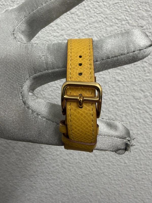 Hermes Medor White Dial on Leather Ref. MEDOR view 3