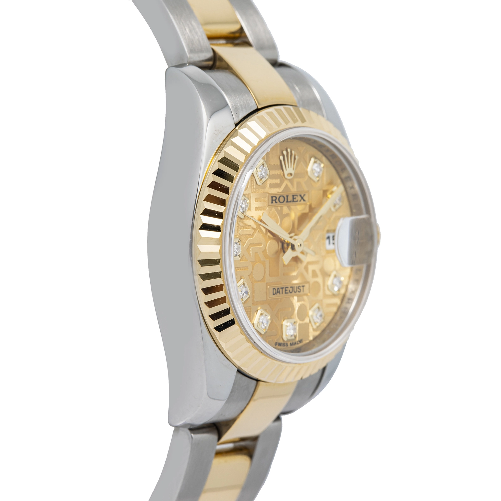 Rolex Datejust 179173 Oyster Yellow Gold Champagne Index Automatic 26mm — image 4