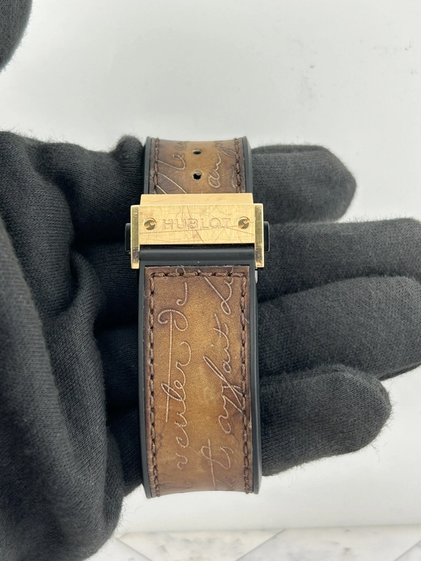 Hublot Berluti Special Edition Brown Leather Dial on Leather Ref. 521.OX.0500.VR.BER17 Card view 4