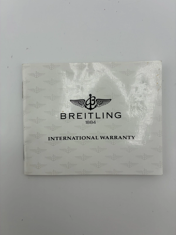Breitling Astromat White Dial on Stainless Steel Bracelet Ref. A19405 Papers Open Date view 7