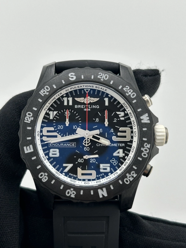 Breitling Endurance Pro Black Dial on Black Rubber Strap Ref. X82310A71B1S1 Complete 2025 view 3