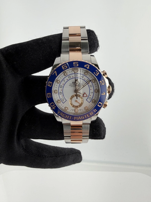 Rolex Yacht-Master II White Dial on Oyster Ref. 116681 Card 2018 view 2