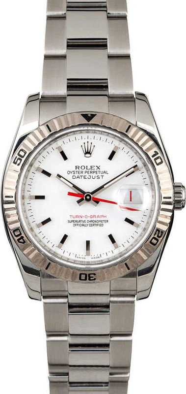 Rolex Datejust White Dial on Oyster Ref. 116264 Papers 2005