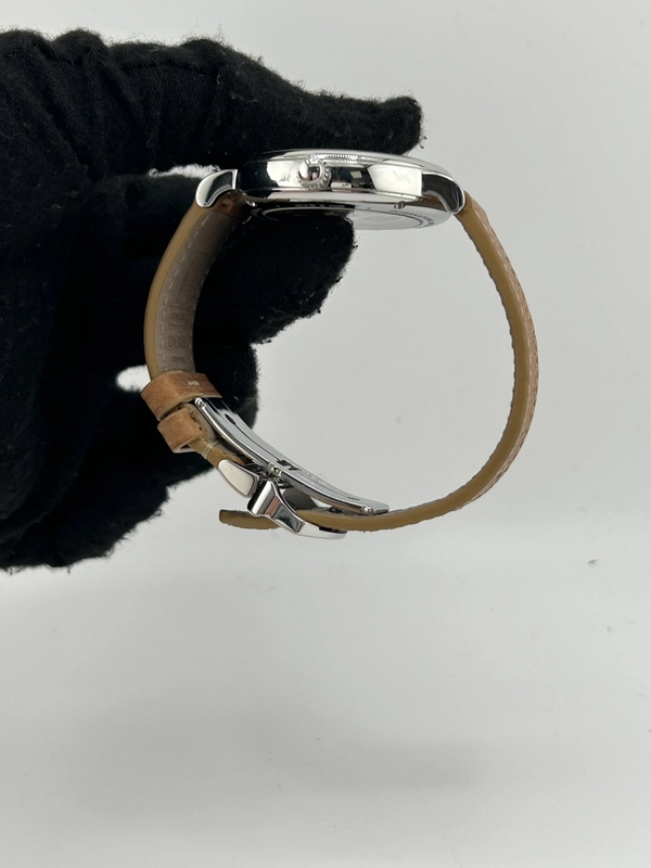 Iwc Portofino Automatic 37 Silver Dial on Caramel Leather Strap Ref. IW458601 Complete 2023 view 6