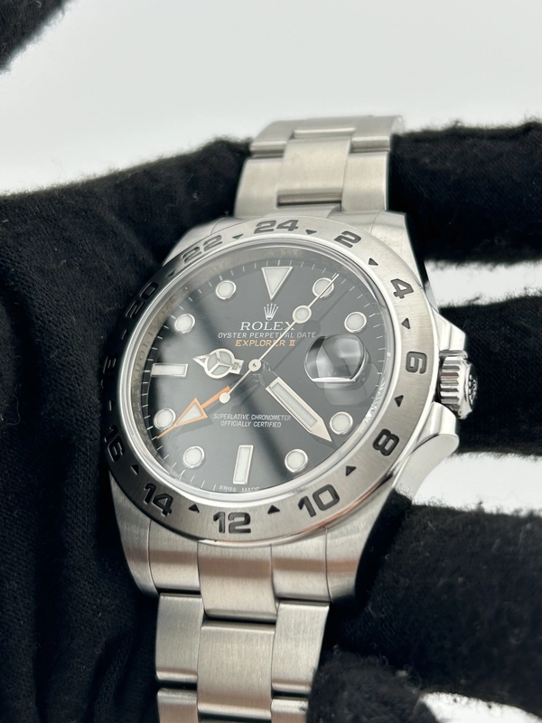 Rolex Explorer II Black Dial on Oyster Steel Bracelet Ref. 216570 Card 2013 view 3