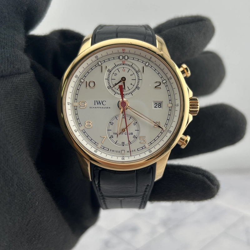 Iwc Portugieser Yacht Club White Arabic Numerals Dial on Rubber Strap Ref. IW390501 Card 2014 view 2