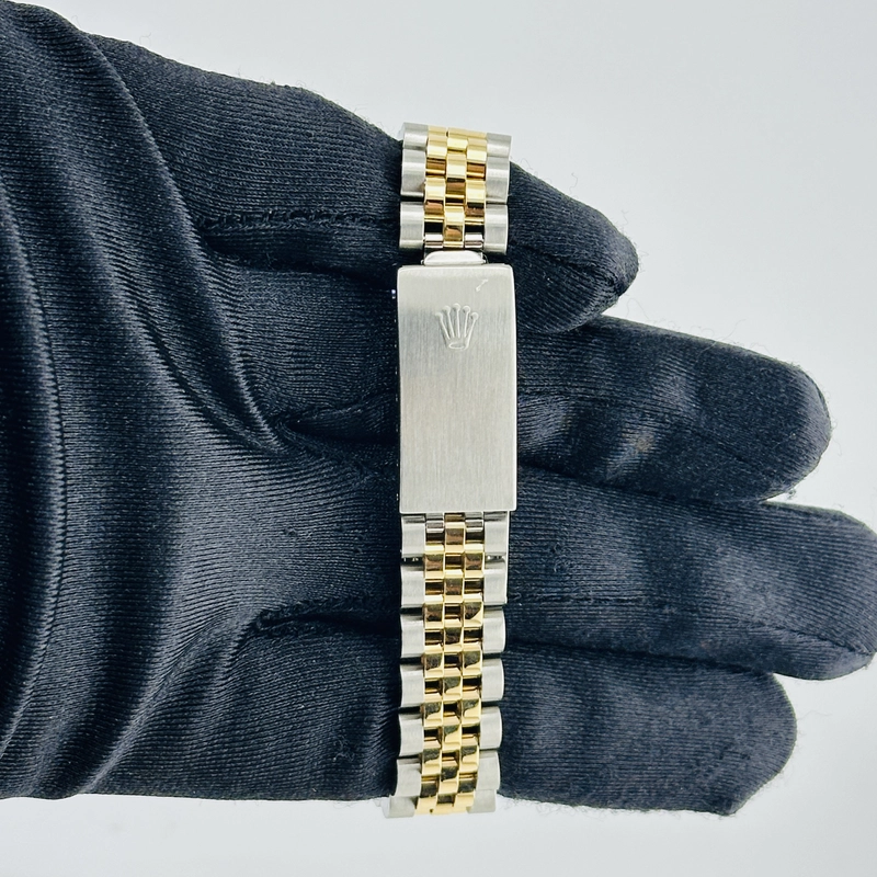 Rolex Datejust Am White Mop Diamond Dial on D Link Jubilee Bracelet Ref. 68273 Papers 1993 view 3