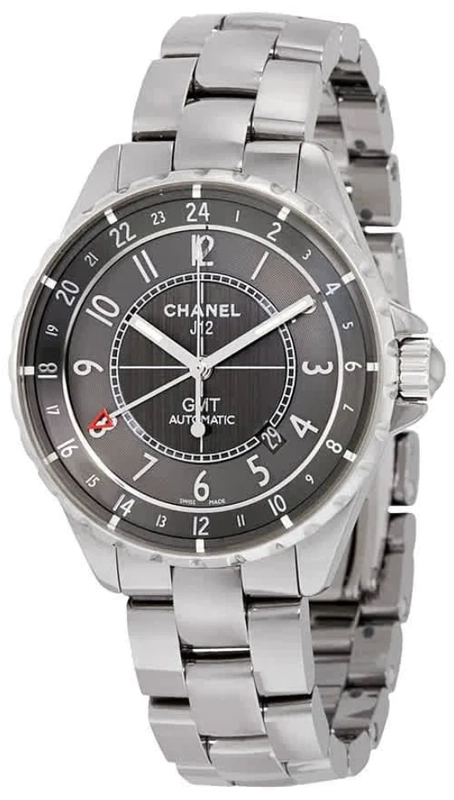 Chanel J12 Gray Dial on Ceramic Bracelet Ref. H3099 — Saleh Jewelers