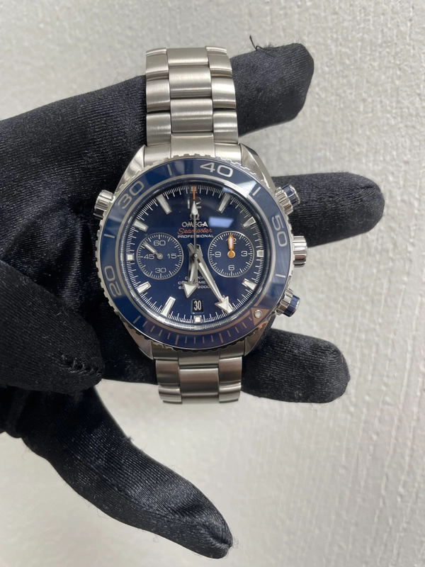 Omega Sea Master Blue Dial Ref. 232.90.46.51.03.001 Card Open Date view 2