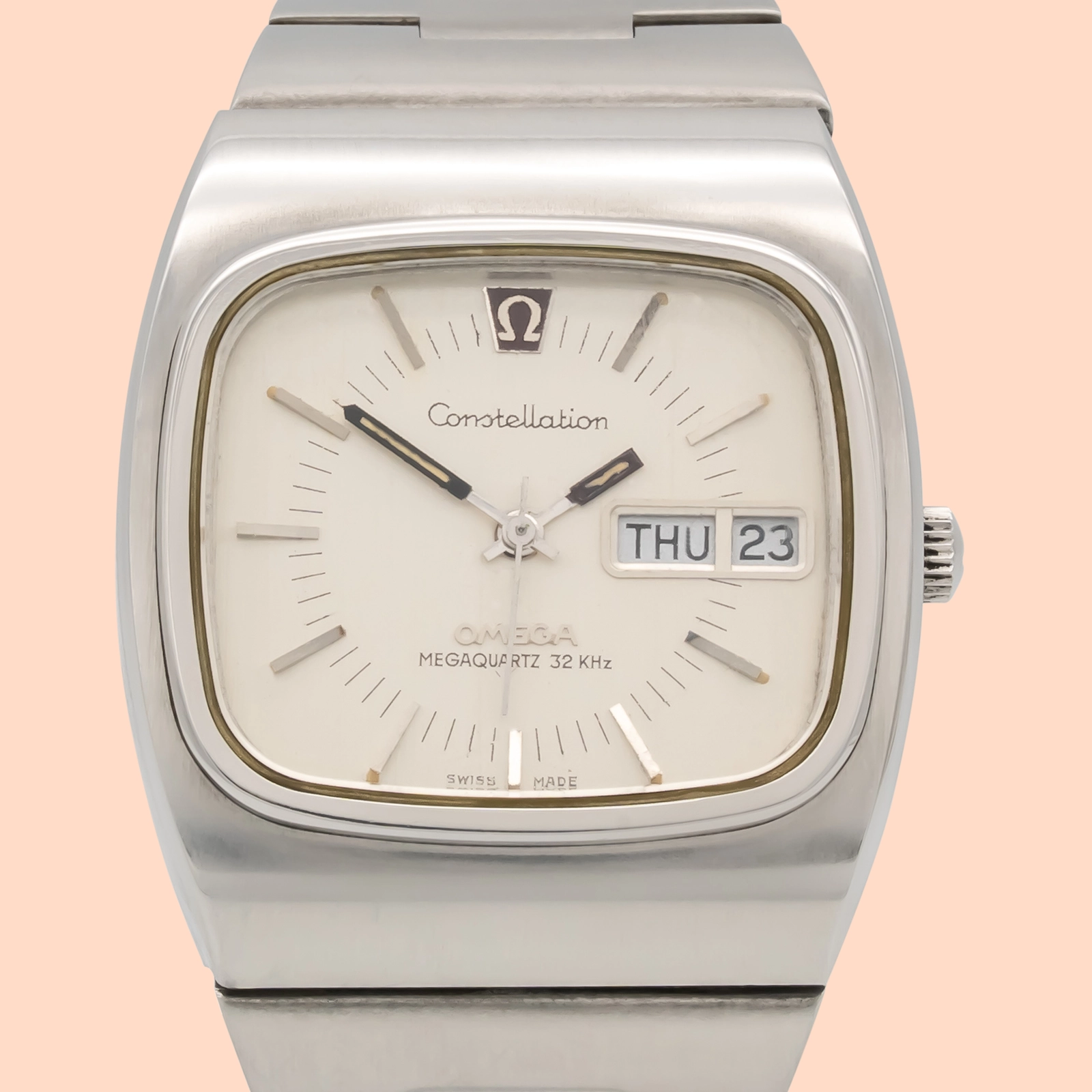 Omega Megaquartz Stainless Steel Day-Date 37mm — image 1