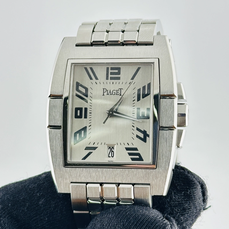 Piaget Upstream Silver Arabic Dial on Stainless Steel Bracelet Ref. 27050 / P10023 view 3