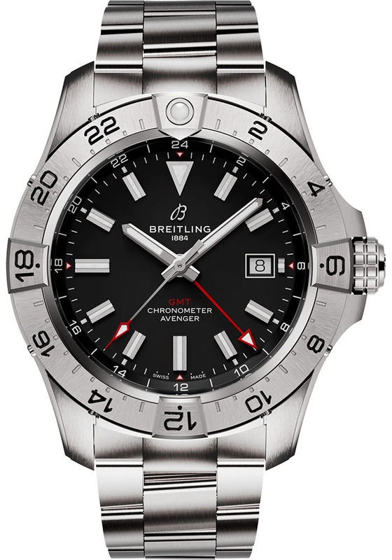 Breitling Avenger Automatic GMT Black Dial on Bracelet Ref. A32320101B1A1 Card 2026
