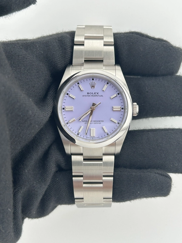 Rolex Oyster Perpetual 36 Lavender Dial on Oyster Ref. 126000 Complete 2026 view 2