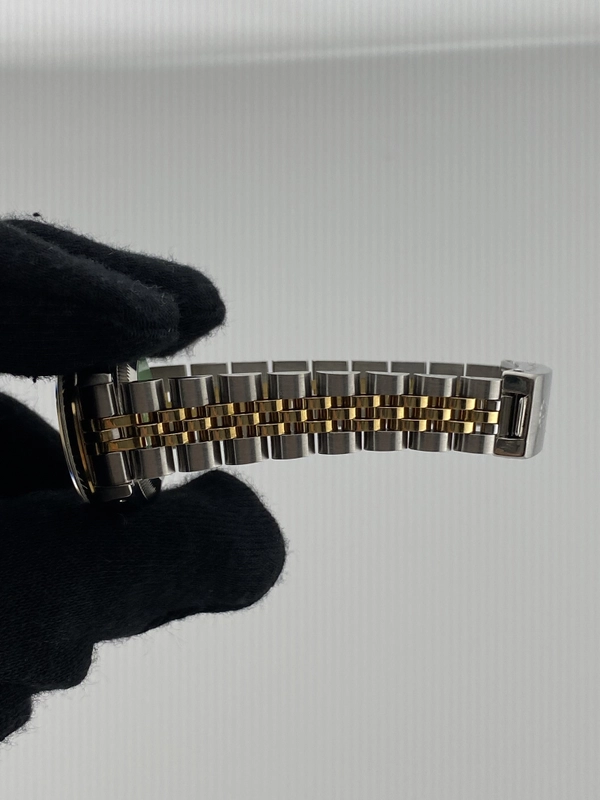 Rolex Datejust Lady Champagne Linen Stick Dial on Jubilee Ref. 69173 view 5