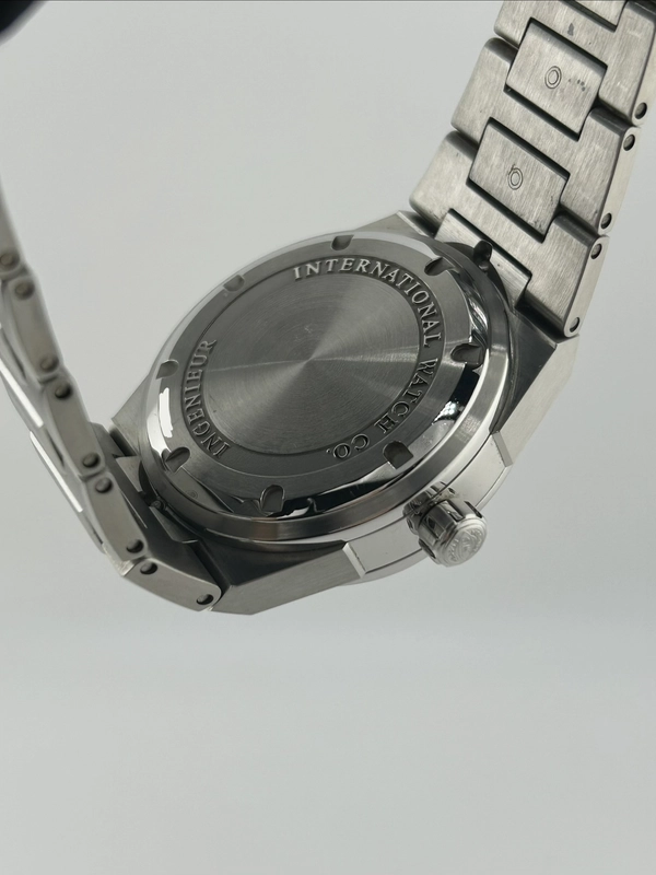 Iwc Ingenieur Automatic Black Dial on Stainless Steel Bracelet Ref. IW322701 with Box view 7