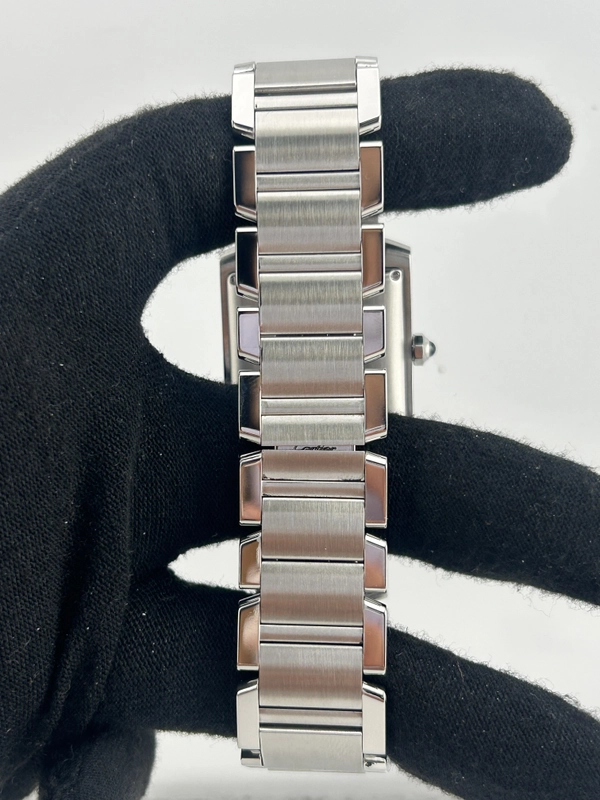 Cartier Tank Francaise Silver Dial on Bracelet Ref. W51002Q3 Complete 2000 view 4