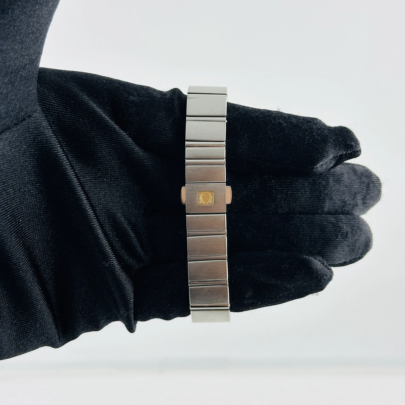 Omega Constellation Silver Diamond Factory Dial on Stainless Steel Bracelet Ref. 123.15.24.60.52.001 view 4