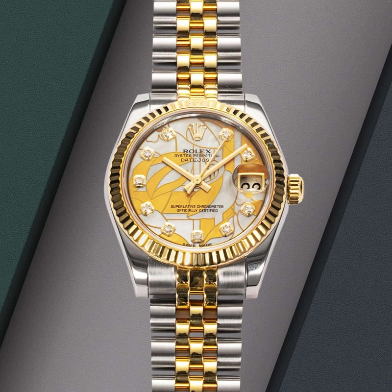 Rolex Datejust Goldust Dream Dial Dial on D Link Jubilee Ref. 178273 Card 2015