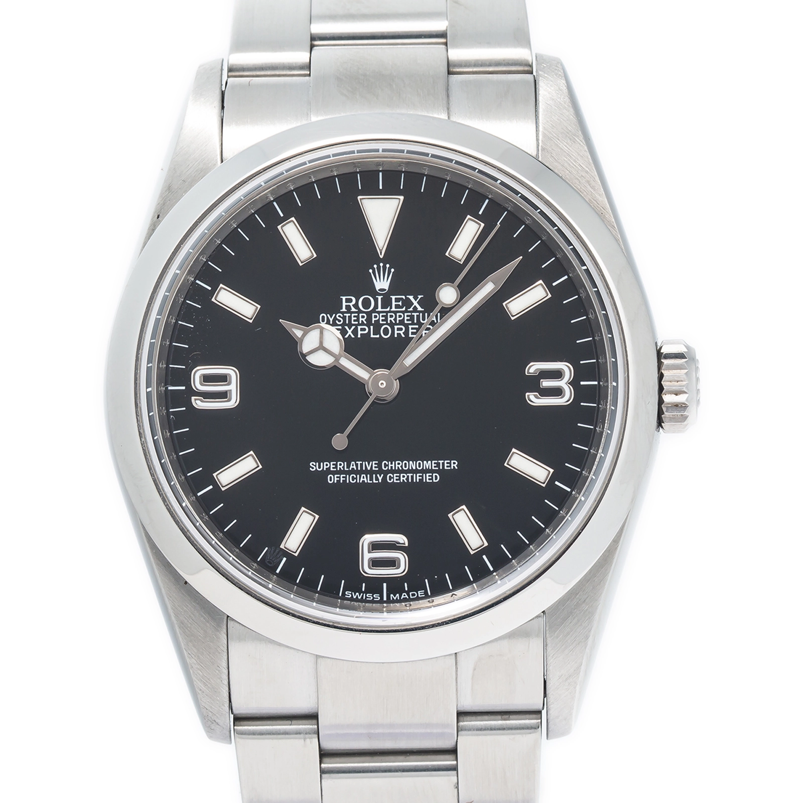 Rolex Explorer 114270 Oyster Stainless Steel Black Arabic Automatic 35mm — image 2