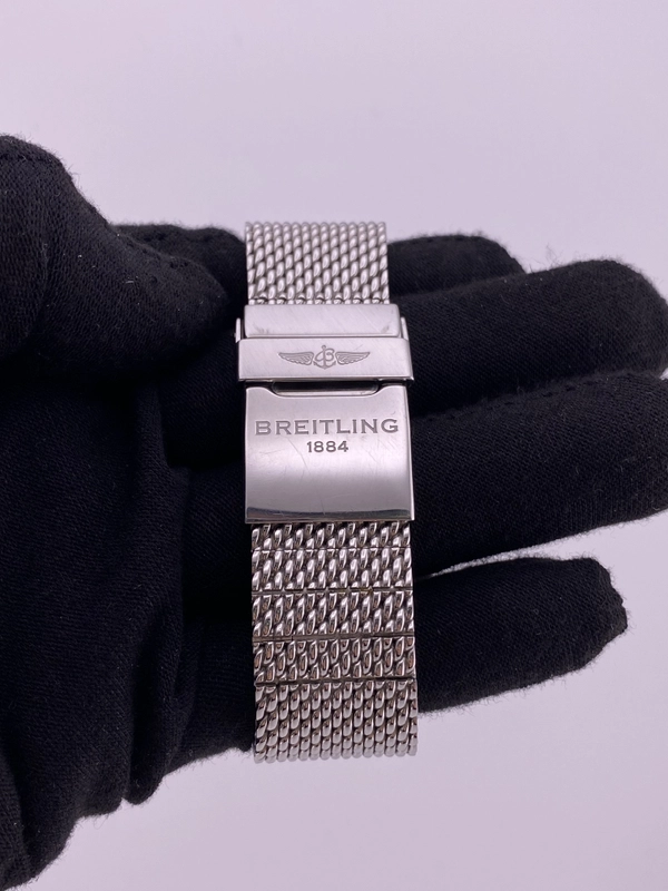 Breitling Superocean Heritage II B20 Black Dial on Stainless Steel Bracelet Ref. AB2020/AB2020121B1A1 Complete 2019 view 4