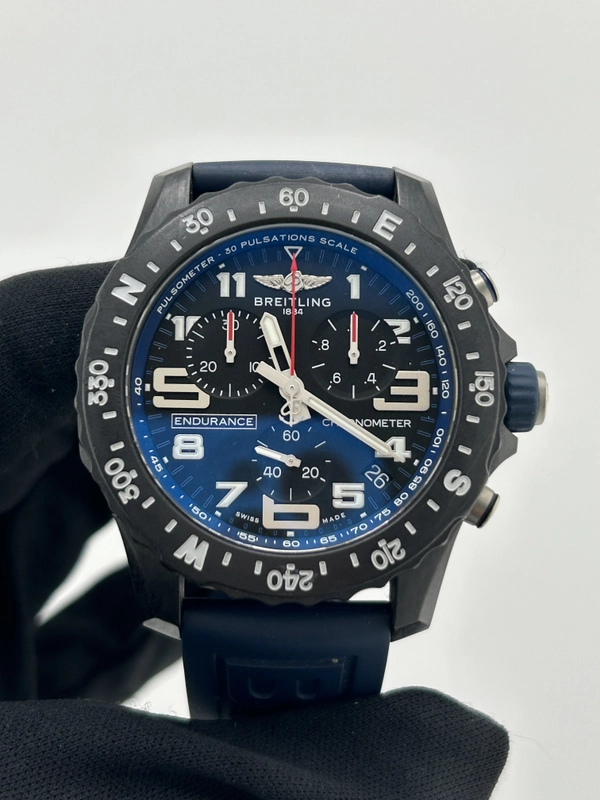 Breitling Endurance Pro Black Dial on Rubber Strap Ref. X82310D51B1S1 Complete view 3