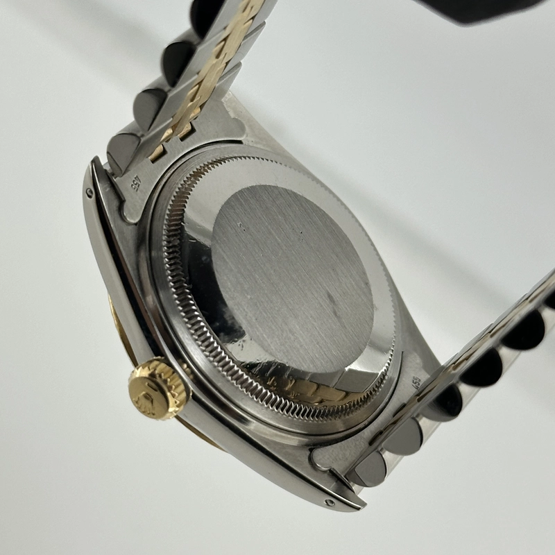 Rolex Datejust Champagne Stick Dial on D Link Jubilee Bracelet Ref. 16013 1986 view 3