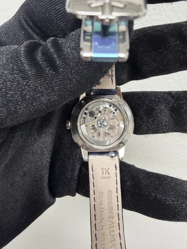 Jaeger Le Coultre Rendez-Vous Classic Night & Day Silvered Grey, Mother Of Pearl Dial on Leather Strap Ref. Q3468410 Card 2026 view 3