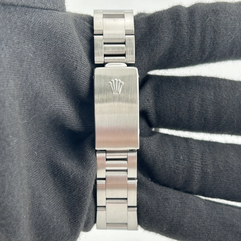 Rolex Air-King Silver Stick Dial on Oyster Bracelet Ref. 14010 1999 view 4