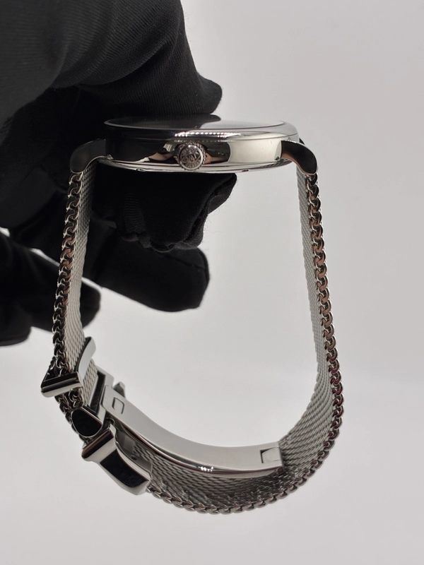 Iwc Portofino Silver Dial on Stainless Steel Mesh Band Ref. IW356505 view 6