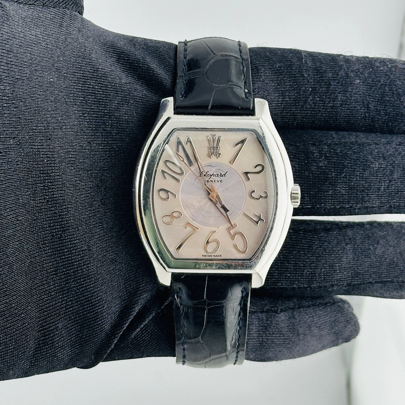 Chopard Prince Silver Dial on Leather Ref. 16/2235
