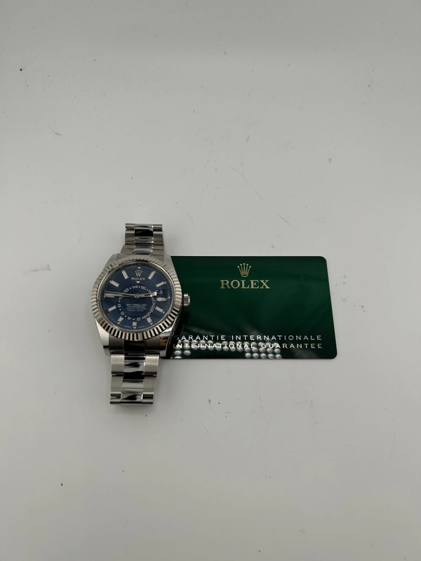 Rolex Sky Dweller Blue Dial on Oyster Ref. 326934 Card 2021 view 7