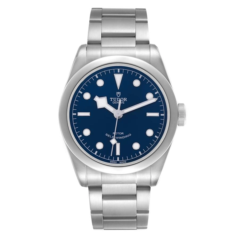 Tudor Black Bay Blue Dial on Stainless Steel Bracelet Ref. M79540-0004 with Box view 2