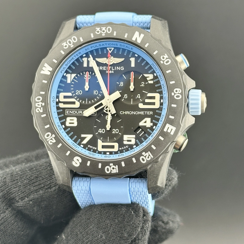 Breitling Endurance Pro Black Dial on Rubber Strap Ref. X82310281B1S2 Card 2026 view 3