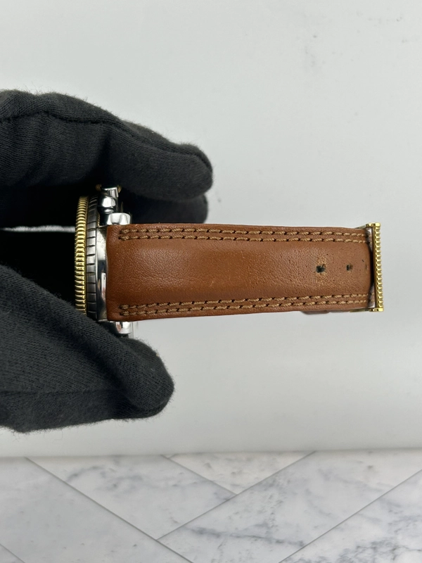 Longines Lindbergh Hour Angle Ivory Dial on Og Leather Band Ref. 674.5232 view 5