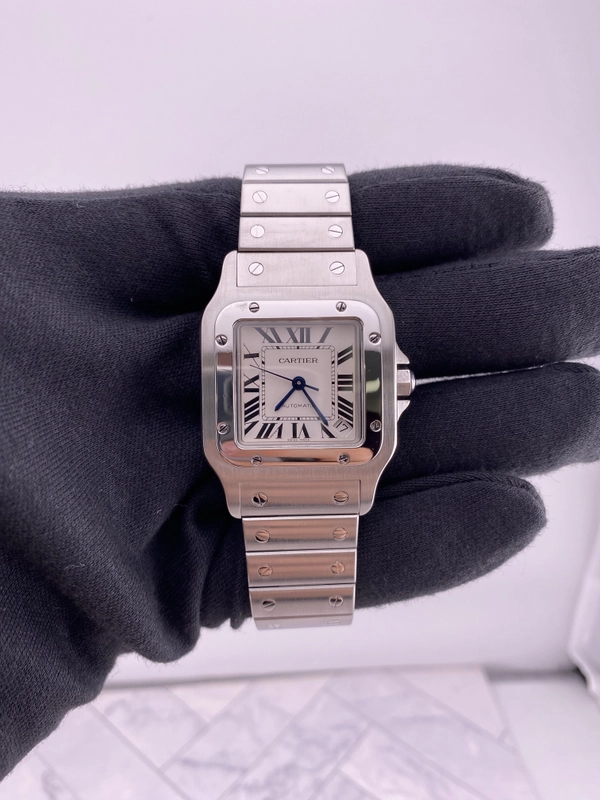 Cartier Santos Silver Dial Ref. 2823