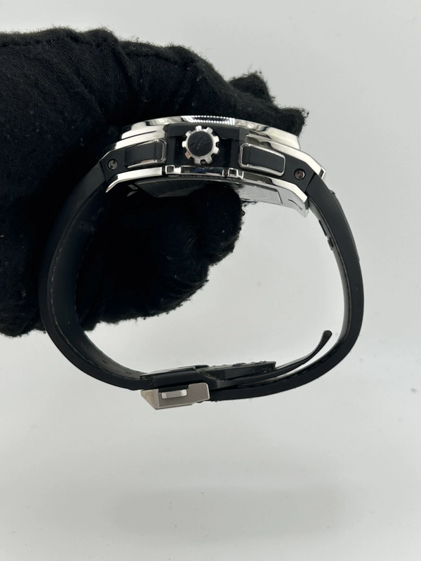 Hublot Spirit of Big Bang Gray Skeleton Dial on Leather Strap Ref. 601.NX.0173.LR Complete 2022 view 6