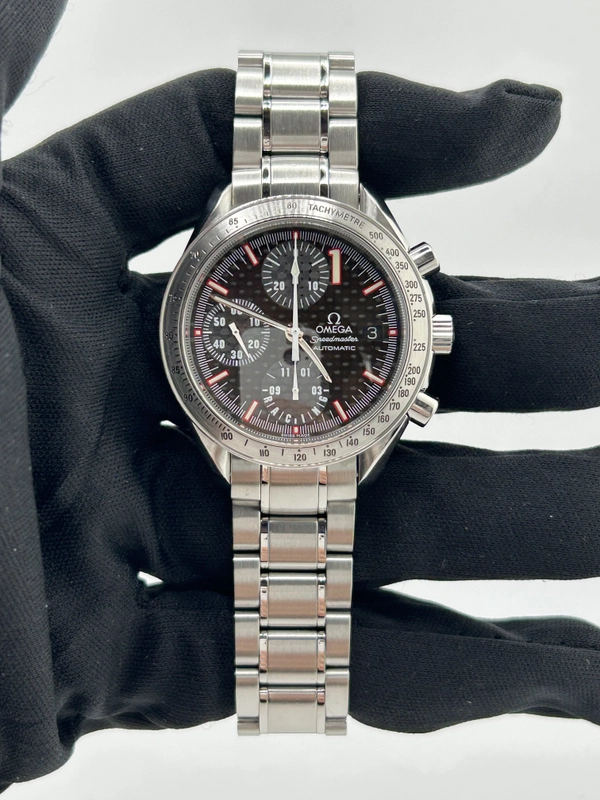 Omega Speedmaster Racing Black Dial on Stainless Steel Bracelet Ref. 3519.50.00 Card view 2