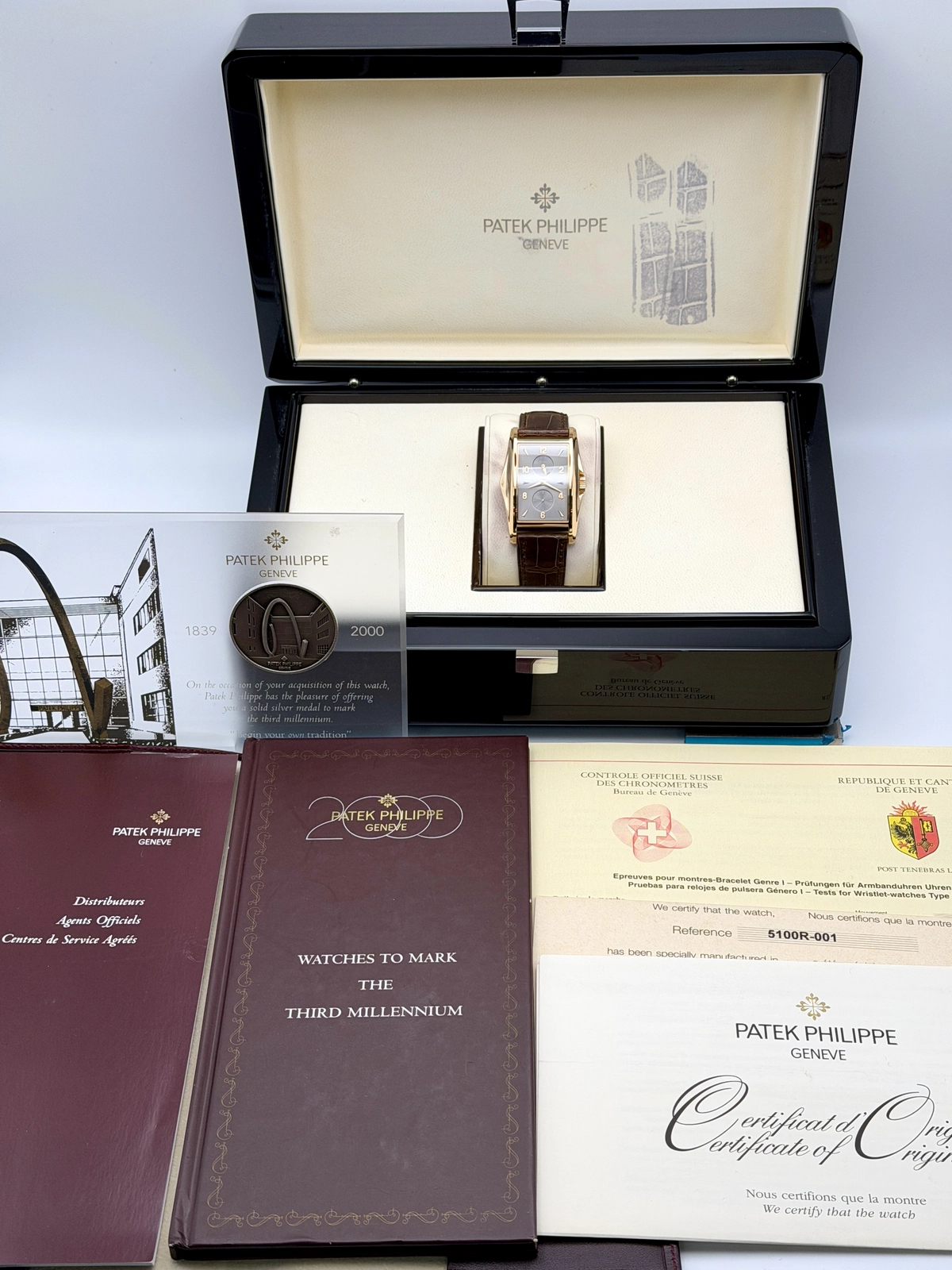 2001 Patek Philippe Gondolo 45 x 34mm Rose Gold 5100R-001 — image 9