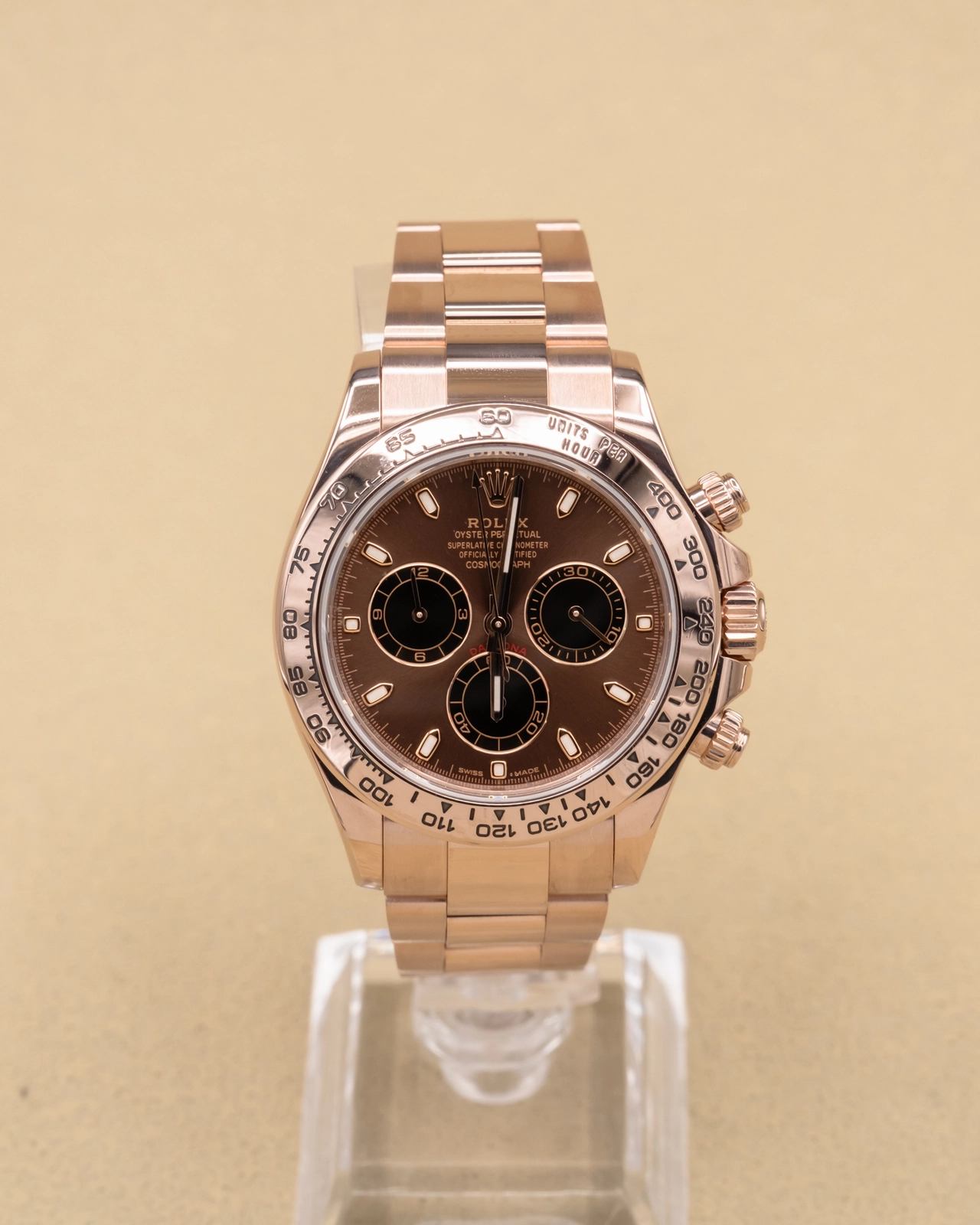 2021 Rolex Chocolate Dial Card 116505