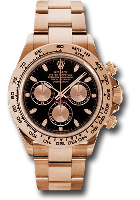 Rolex Daytona Black Index Dial on Oysterlock Ref. 116505 Card 2022