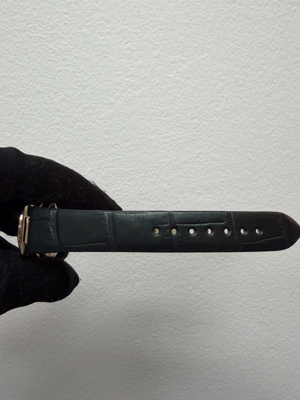 Omega Constellation Co-Axial Champagne Dial on Leather Strap Ref. 131.58.29.20.58.001 Card Open Date view 4