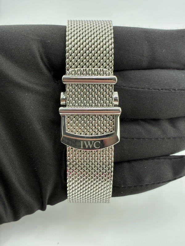 Iwc Portofino Silver Dial on Stainless Steel Mesh Band Ref. IW356505 view 4