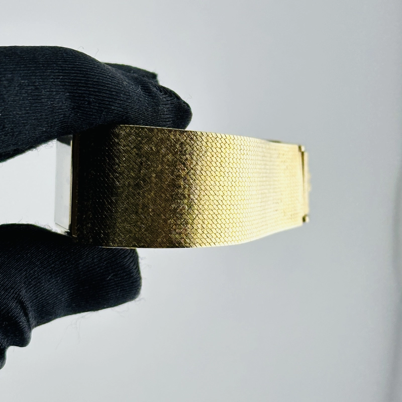 Omega Vintage Cocktail Gold Linen Stick Dial on Mesh Ref. 19130063913006 view 4