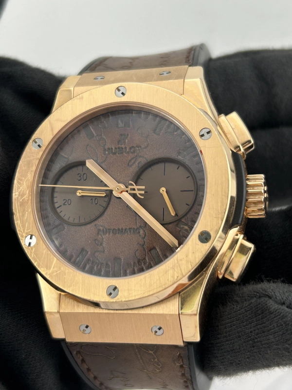 Hublot Berluti Special Edition Brown Leather Dial on Leather Ref. 521.OX.0500.VR.BER17 Card view 3