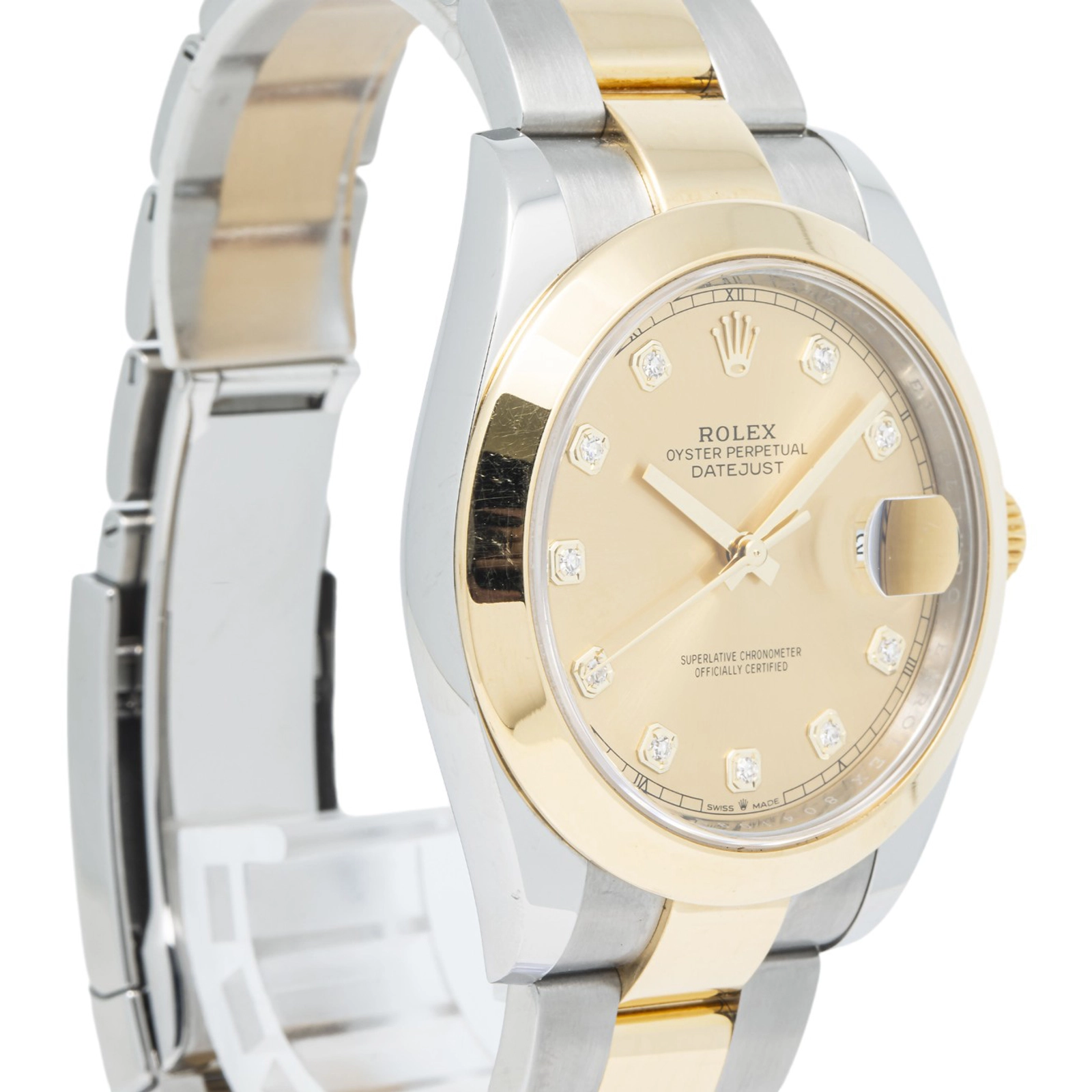 Rolex Datejust 126303 Oyster Stainless Steel Yellow Gold Index Automatic 41mm — image 2