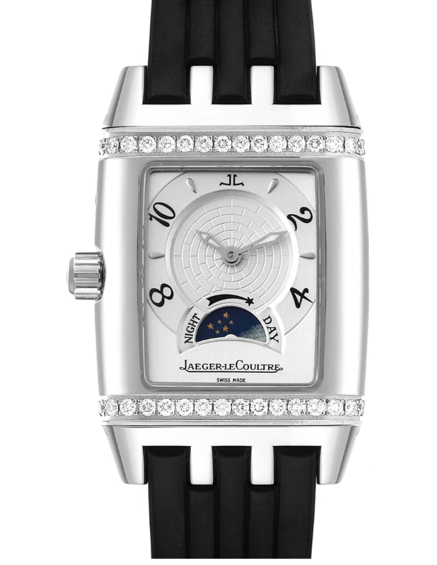 Jaeger Le Coultre Reverso Gran Sport Duetto White Dial on Rubber Strap Ref. 296.8.74/Q2968620