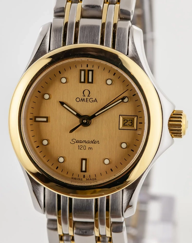 Omega Seamaster 120M Gold Dial on 2 Tone Bracelet Ref. 2371.10